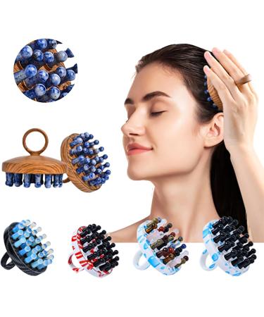Jade Meridian Comb - Head Therapy & Acupuncture Massage Device for Relaxation | Portable Antistatic Hair Massage Tool - Buy Online on GoSupps.com