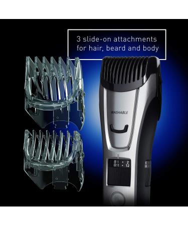 Buy Panasonic Men's All-in-One Rechargeable Facial Beard Trimmer & Total Body Groomer - International Shipping Available - Buy Online on GoSupps.com