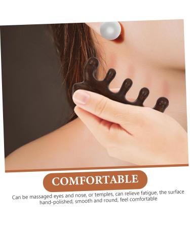 Buy Healvian Massage Comb - Sustainable Green Sandalwood with LED Light for Improved Circulation & Scalp Health - Buy Online on GoSupps.com