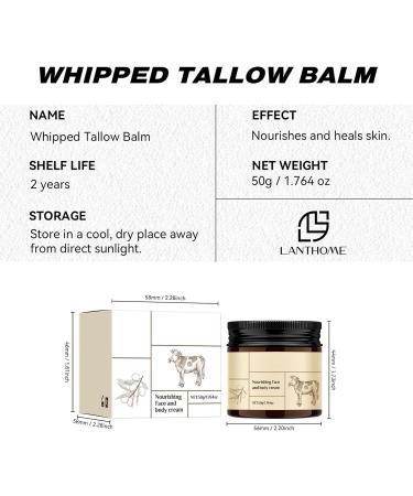  Hppsctink Tallow Beef Moisturizer 50g Deep Moisturizing Moisturizer Maintains Skin Elasticity Moisturizing Cream - Buy Online on GoSupps.com