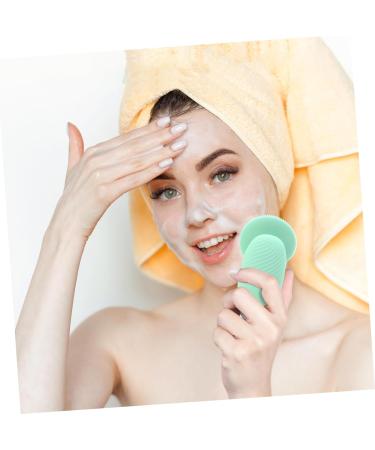 POPETPOP 1pc Facial Cleanser Face Cleaning Tool Silicone Face Brush Facial Brush Skin Cleansing Silicone Facial Cleaner Face Wash Brush Face Cleansing Brush Electric Silica Gel Scrubber 10.8X6cm - Buy Online on GoSupps.com