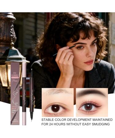  Fellflying Women's Eyebrow Pencils - 2-in-1 Waterproof Liner | Eyeliner for Makeup and Beauty for Dates Evenings and Meetings for Women and Girls - Buy Online on GoSupps.com