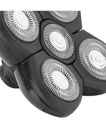 Electric Beard Shaver Carver - 5 Blade Rotary Head Replacement for Men | Bald Head Grooming Kit & Facial Trimmer Accessory - Buy Online on GoSupps.com