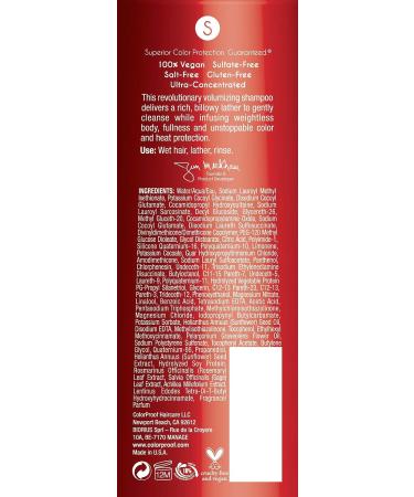 Colorproof Volume Shampoo for Frizzy Color-Treated Hair - Smooth, Soften & Control Frizz - Sulfate-Free & Vegan - 8.5 oz - Buy Online on GoSupps.com