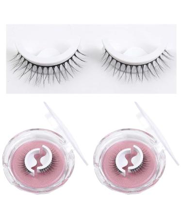 Keones Eyelashes Keones Reusable Self Adhesive Eyelashes Keones Self Adhesive Eyelashes Glueless Eyelashes Reusable Waterproof (E)