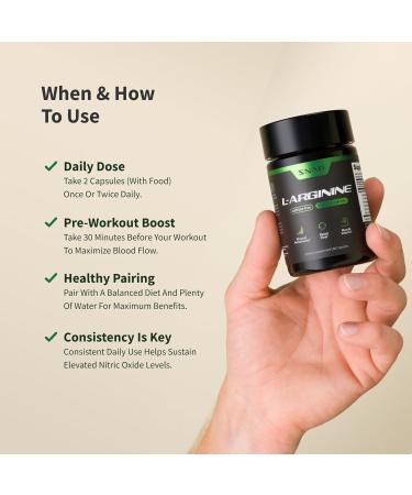 Snap Supplements Nitric Oxide Booster + L Arginine Capsules Bundle 90 + 60 Vegetarian Capsules - Buy Online on GoSupps.com