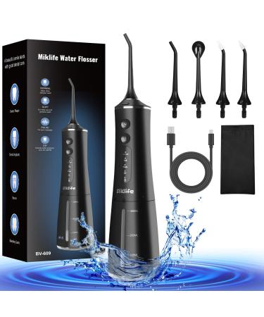 Water flosser Cordless Dental Flossers USB Rechargable Teeth Flosser Professional Electric Portable Oral Irrigator with 4 Modes