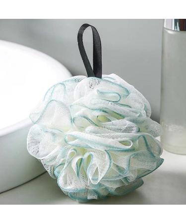 6 Pack White Green Loofah Sponge Set for Men and Women - Bath Shower Skin Care Accessories - Buy Online on GoSupps.com