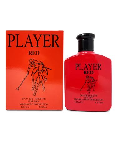 Cologne for Men Player Red Natural Spray Classic Long Lasting Scent Wonderful Fragrance Gift Eau De Toilette Men Perfume for Daily Use 3.4 Fluid Ounce Player Red 3.4 Fl Oz (Pack of 1)