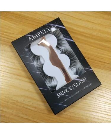 3 Styles False Eyelashes Synthetic Fiber Material 3D Mink Lashes 100% Handmade Natural Fluffy Long Soft Reusable Fake Eyelashes with Eyelash Applicator (3 Pairs) - Buy Online on GoSupps.com