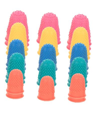 Ciieeo 50 Pcs Rubber Non-Slip Finger Cot Silicone Mitts Silicone Gel Protective Gloves Money Counting Finger Rubber Finger Tips Guard Finger Covers Fingertip Protector. Finger Sleeve Assorted Colorx2pcs 3.5X3CMx2pcs