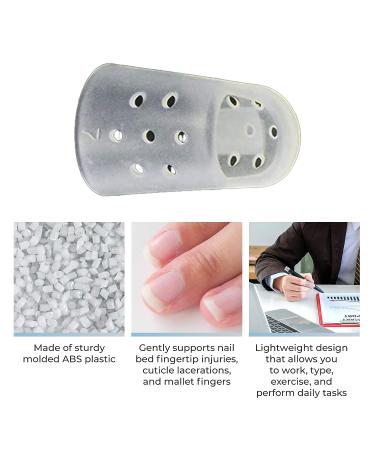 BraceOn STAX Finger Splint Kits - Mallet Finger & Nail Bed Injury Support - 8 Sizes - ABS Plastic - Buy Online on GoSupps.com