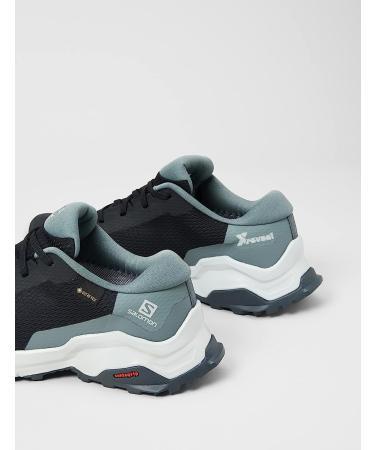 Salomon Women's X Reveal Gore-Tex Hiking Shoes 10 - Black/Stormy Weather/Ebony - Buy Online on GoSupps.com