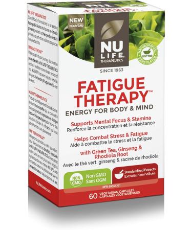 NuLife Therapeutics by NuLife Vitamins Fatigue Therapy - Energy for Body & Mind 60 Count 60 Count (Pack of 1) - Buy Online on GoSupps.com