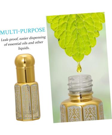 Rorpoir 3-Piece Essential Oil Roller Bottles Set - Empty Perfume Bottles with Screw Cap & Travel Ball - Perfect for Aromatherapy & DIY Blends - Buy Online on GoSupps.com