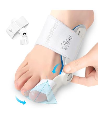 Orthopedic Bunion Corrector for Hallux Valgus - Adjustable Splint with Silicone Protector Pads - Buy Online on GoSupps.com