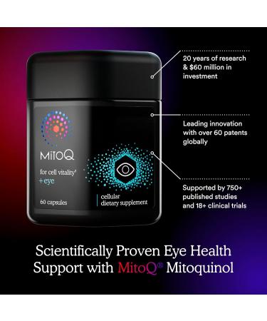 MitoQ +Liver & +Eye Bundle: Advanced Antioxidant Supplements for Metabolism Detox & Blue Light Protection | Supports Liver Health Eye Vitality & Natural Detox (2 x 60 Capsules) - Buy Online on GoSupps.com