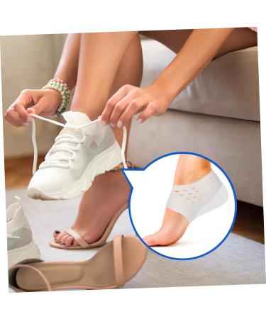 Silicone Shoe Pads Gel Height Extenders - Invisible Heel Lift Insoles for Men & Women - Size 8 - Increase Height Comfortably - Buy Online on GoSupps.com