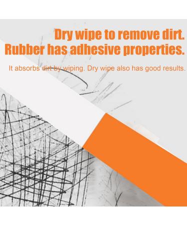 Stainless Steel Decontamination Artifact Eraser Reusable Rust Eraser Limescale Rust Glass Cleaning Eraser Magic Stainless Steel Stain Remover Eraser for Tough Stains and Dirt Orange1*3pcs - Buy Online on GoSupps.com