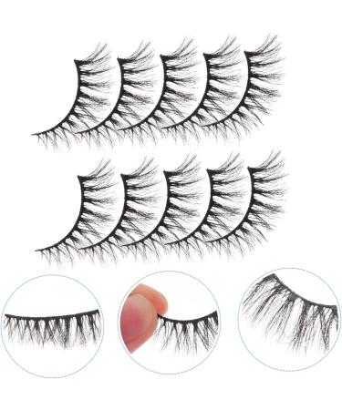 MAGICLULU Lash Strips 40 Pairs Fake Eyelashes Lash Bulk Natural Eyelashes Bulk Lashes Bulk Eyelashes Individual Lashes Human Hair Extensions Makeup Supplies 3d Extend Artificial Imitation - Buy Online on GoSupps.com