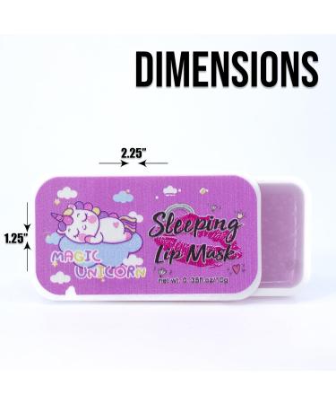 100 Glam Lux Bundle Unicorn Sleeping Lip Mask Set of 4 Overnight Soothing Lip Treatment Exfoliating & Hydrates Lips Diminishes Fine Lines Lip Care For Women Girls Teens - Buy Online on GoSupps.com