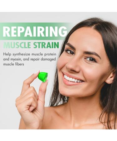 Creatine Monohydrate Gummies - 5g for Men & Women 160 Count and Creatine Chewable Supplements for Muscle Gain Muscle Strength Green Apple Flaavor - Buy Online on GoSupps.com