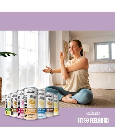 Layenberger Fit+Feelgood Slim Shake Red Currant Yogurt Meal Replacement for Weight Loss and Control Replaces 12 Meals at Only 213 Kcal Per Meal Gluten Free 1 x 396 g - Buy Online on GoSupps.com