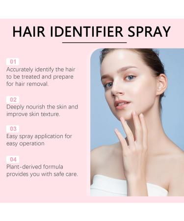 Hair Identifier Aerosol Spray for Peach Fuzz - All Skin Types Grooming Set | Women's Shaving Powder Spray - Buy Online on GoSupps.com