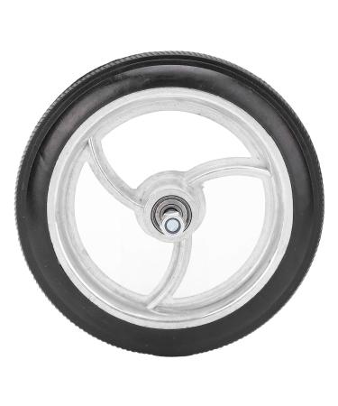17.8cm/7in Aluminum Alloy Rehabilitation Wheel Polyurethane Non-Slip Tire 8mm / 0.3in Center Hole Diameter