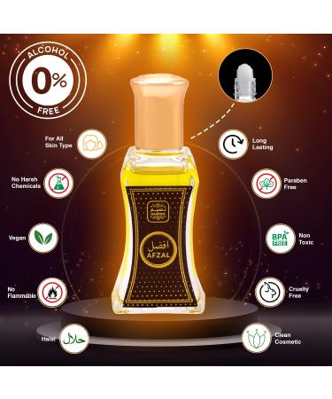 NASEEM Afzal Roll on Perfume Pheromones Perfumes for Men - Arabian Perfume Oil Soapy Fresh Perfume - Alcohol Free & Long Lasting Travel size perfume 0.81 Fl Oz - Buy Online on GoSupps.com