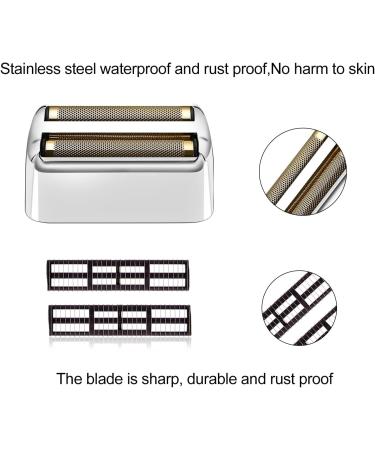 BaBylissPRO Barberology Cordless Metal Double Foil Shaver FXFS2 Replacement Foil and Cutters - Silver - Buy Online on GoSupps.com