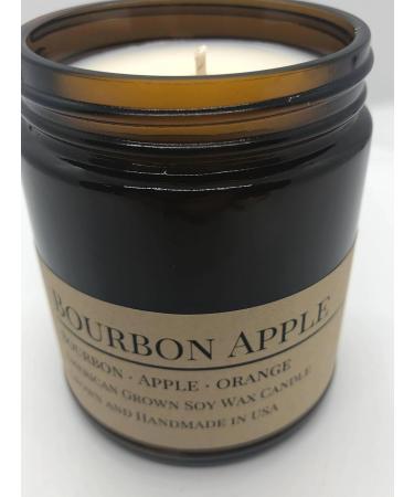 Scented Soy Wax Candle - 8oz Puppy Breath | 50-60 Hour Burn | Made in USA Amber Glass Jar Cotton Wick - International Shipping Available - Buy Online on GoSupps.com