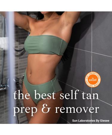 Sun Laboratories Exfoliating Body Glove & Tan Removal Mitt - Deep Exfoliator Self Tan Remover Perfect for Fake Tan Removal - Buy Online on GoSupps.com