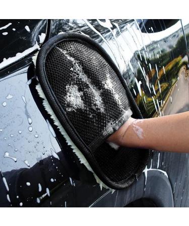 1/3Pc Car Washing Mitts Car Cleaning Glove Car Scrub Cleaning Tool Car Wash Clean Brush Glass Wash Glove Scratch Free (Color : Black Size : 3Pcs) 3Pcs Black - Buy Online on GoSupps.com