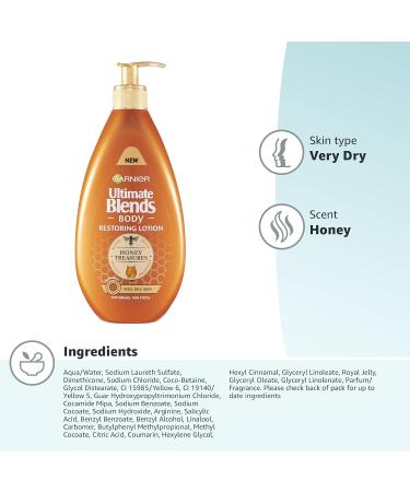 Garnier Ultimate Blends Honey Body Lotion 400ml for Very Dry Skin - Buy Online on GoSupps.com