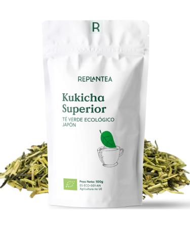 KUKICHA GREEN TEA 100% Organic 100g (50 Cups) | Organic Japanese Loose Leaf Green Tea REPLANTEA