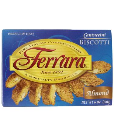 Ferrara Cantuccini Almond Biscotti - 6 Ounce (Pack of 1) - Buy Online on GoSupps.com