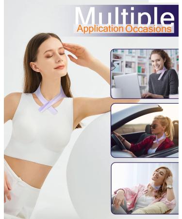 Self-Heating Neck Pad 12 Pack - Portable & Disposable Neck Wrap for Pain Relief - Purple Neck Warmer for Travel - Buy Online on GoSupps.com