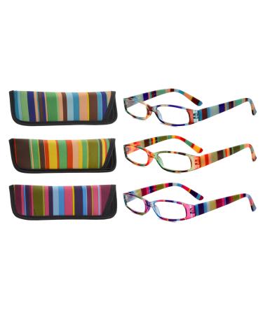 Eyekepper 3 Pack Women Reading Glasses (3 Pack Beautiful Pattern)