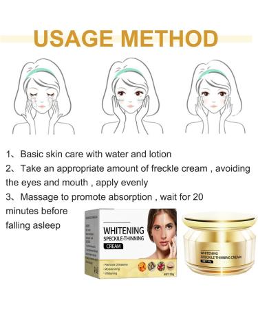 KOAHDE Whitening Freckle Cream Facial Spot Removing Cream Moisturizing Anti-Blemish Cream Spot Lightening Cream for Face Dark Spots Remover Skin Whitening Cream Brightening Whitening Tone up Cream - Buy Online on GoSupps.com