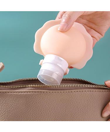 Travel containers safe silicone wide mouth containers portable sets of sealed cosmetics containers for friends of family and colleagues single attribute Refer to single attribute  - Buy Online on GoSupps.com