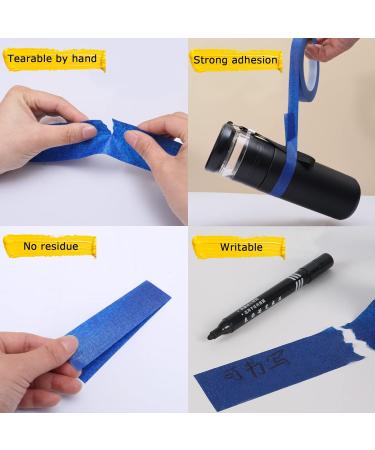 3PCS Premium Blue Painters Tape - 0.94in x 65ft - Masking Tape for DIY Crafts, Arts, Painting - Easy Removal & Adhesive Backing - Ideal for Decoration, Labeling, Packing - Home Essential - Buy Online on GoSupps.com