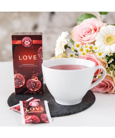 TEEKANNE "Love" Limited Edition with Pomegranate and Dekond Gift (6 x 45g) - Buy Online on GoSupps.com