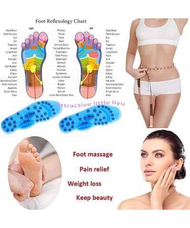 Yarpiany Magnetic Insoles Acupressure for Women - 68 Magnet Foot Massager Shoe-pad - Reflexology Gel Insoles (Female/9.84 Inch) - Buy Online on GoSupps.com