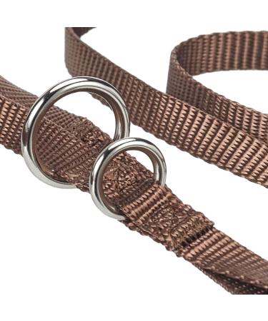 Nobby Classic Leash - Brown 200 cm x 10 mm | Durable Pet Leash for Dogs | International Shipping Available - Buy Online on GoSupps.com