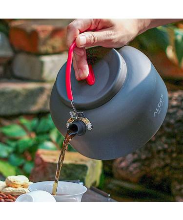 Alocs Camping Kettle - Premium Portable Tea & Coffee Pot for Outdoor Camping - Buy Online on GoSupps.com