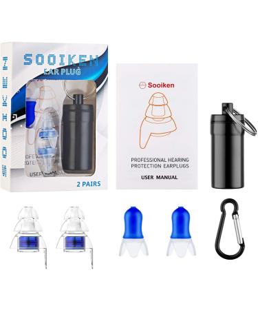 SureFire EP4 Sonic Defenders Plus Earplugs - Medium, Black, Reusable, Triple Flanged - Buy Online on GoSupps.com