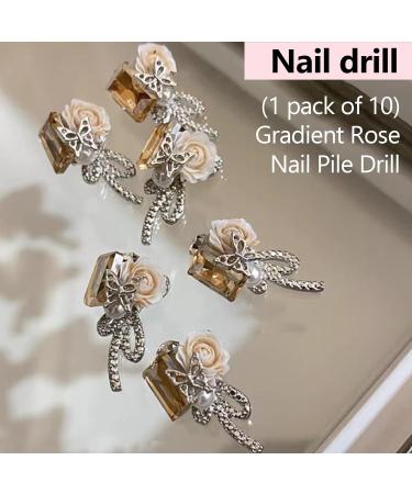 1PC Metal Butterfly 3D Nails Art Craft Decoration Supplies For Professional And Use Hy2845 - Buy Online on GoSupps.com
