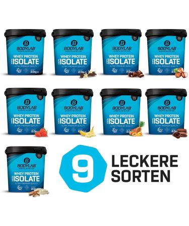 Whey Protein Isolate Pistachio 2kg Bodylab24 Whey Isolate Protein Powder Can Promote Muscle Building Aspartame Free - Buy Online on GoSupps.com