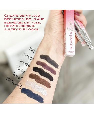 Mirabella Eyeliner Eye Definer Pencil - Twig 0.57g Water-Resistant Retractable Eyeliner for Precise Eye Definition | Paraben-Free - Buy Online on GoSupps.com